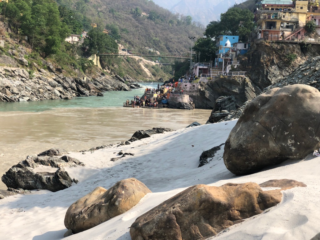 Devprayag, confluence of the Bhagirathi and Alaknanda rivers